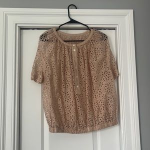 Oversized cut out top